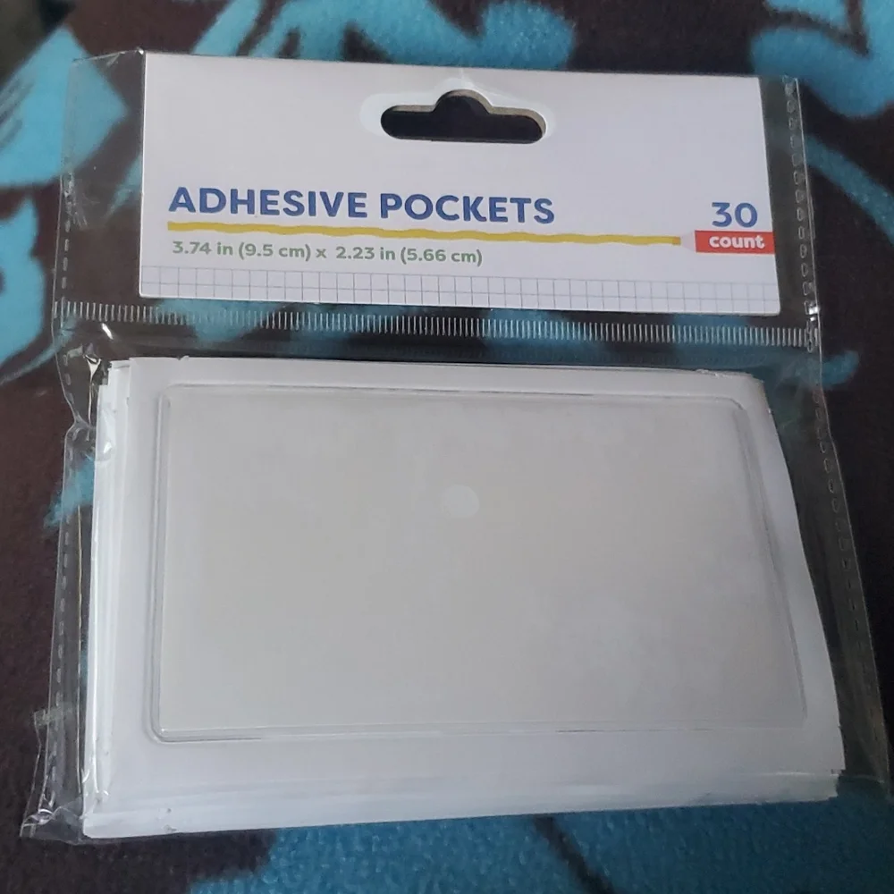 TARGET Adhesive Pockets - business card size